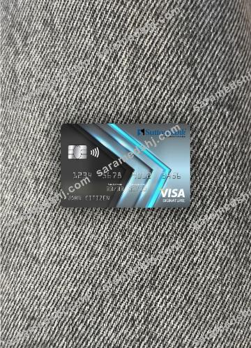 USA Ohio SUTTON bank visa signature card photolook front